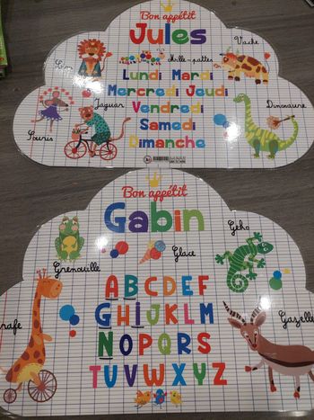 Dessoud de table Jules et Gabin