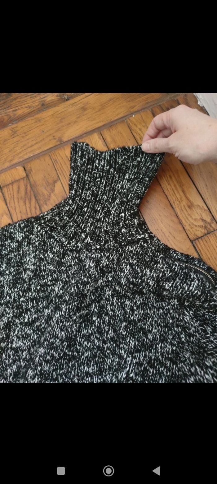 Pull à col roulé avec zip - photo numéro 3