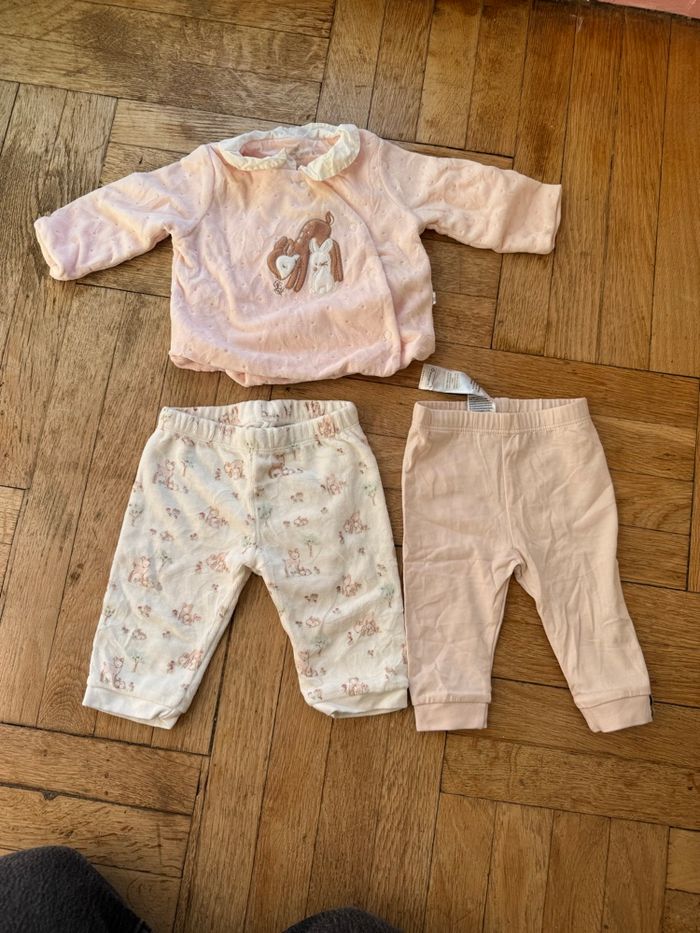 Ensemble Sergent Major pull et 2 pantalon 3 mois