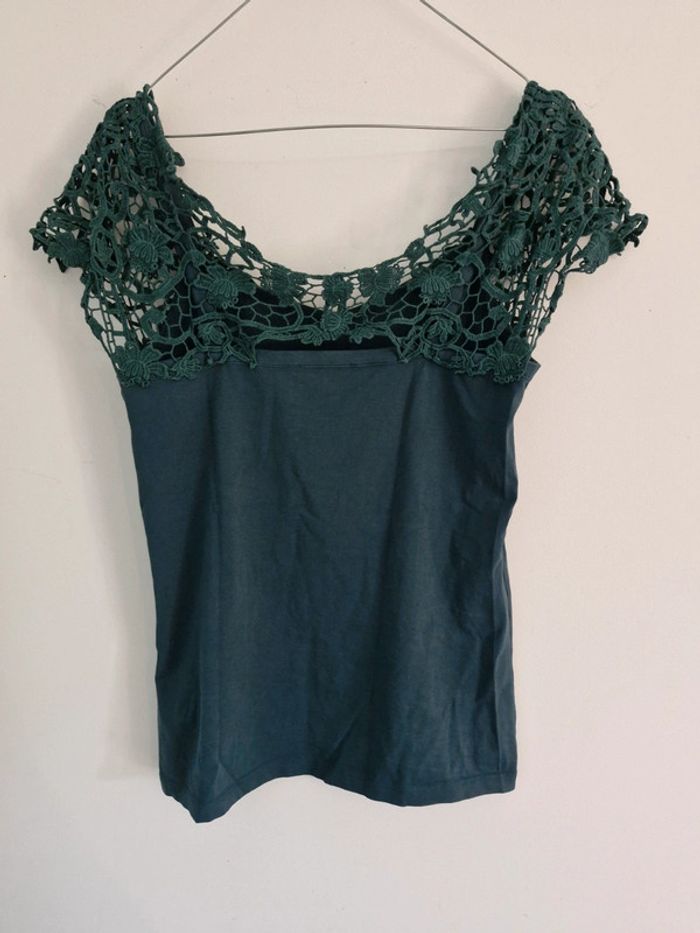 T-shirt effet dentelle - photo numéro 2