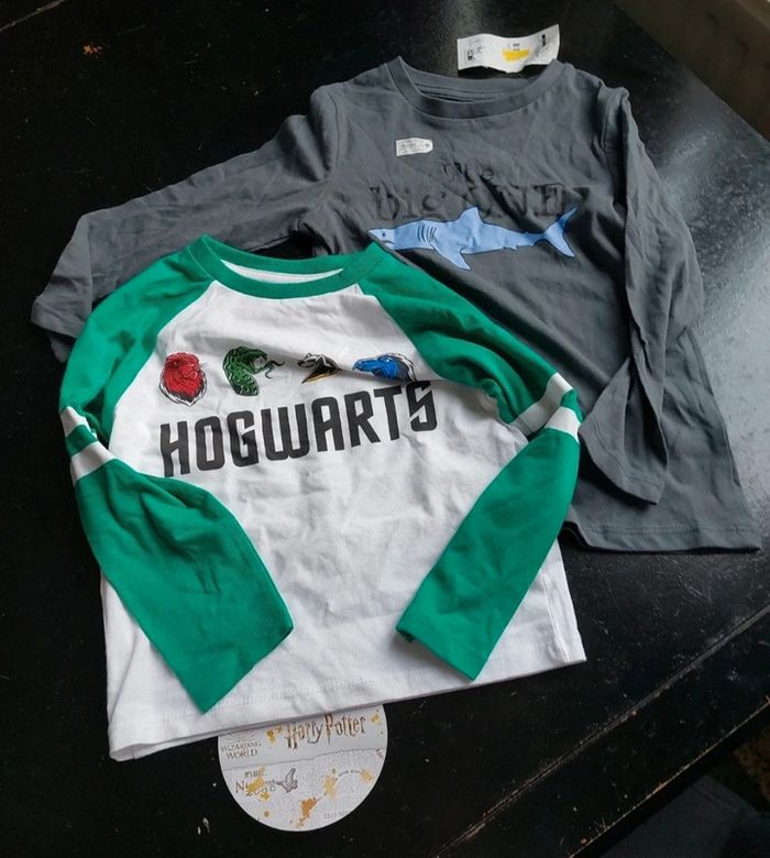 2 t shirt longue manche garçon 3 ans neuf