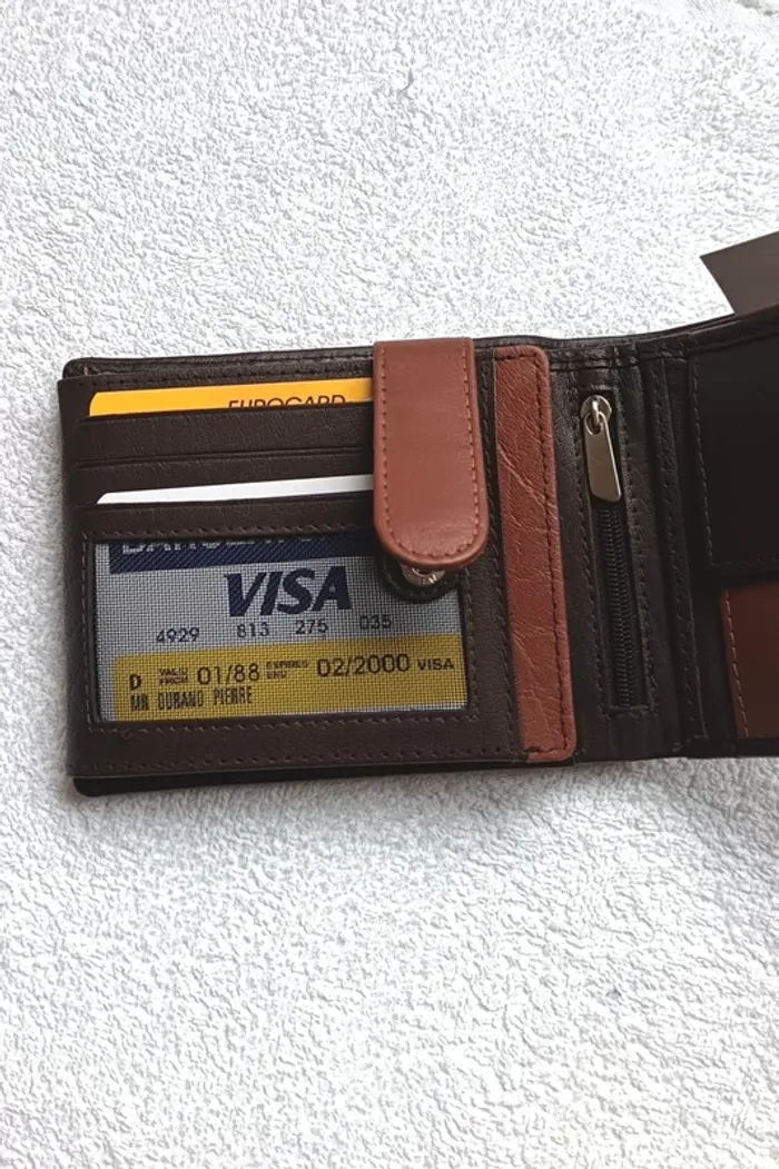 portefeuille Cuir de buffle homme NEUF - photo numéro 7
