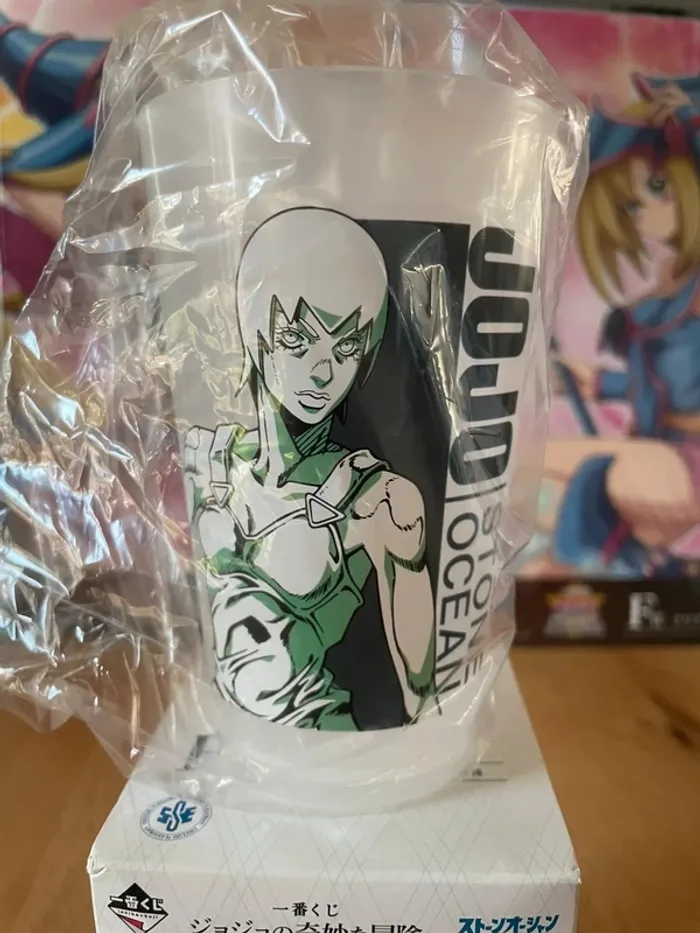 JoJo's Bizarre Adventure – Verre plastique Foo Fighters Ichiban Kuji Stone Ocean 12 cm - photo numéro 2