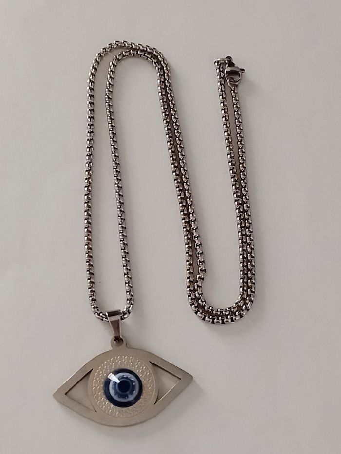 Chaîne + pendentif bohème - photo numéro 2