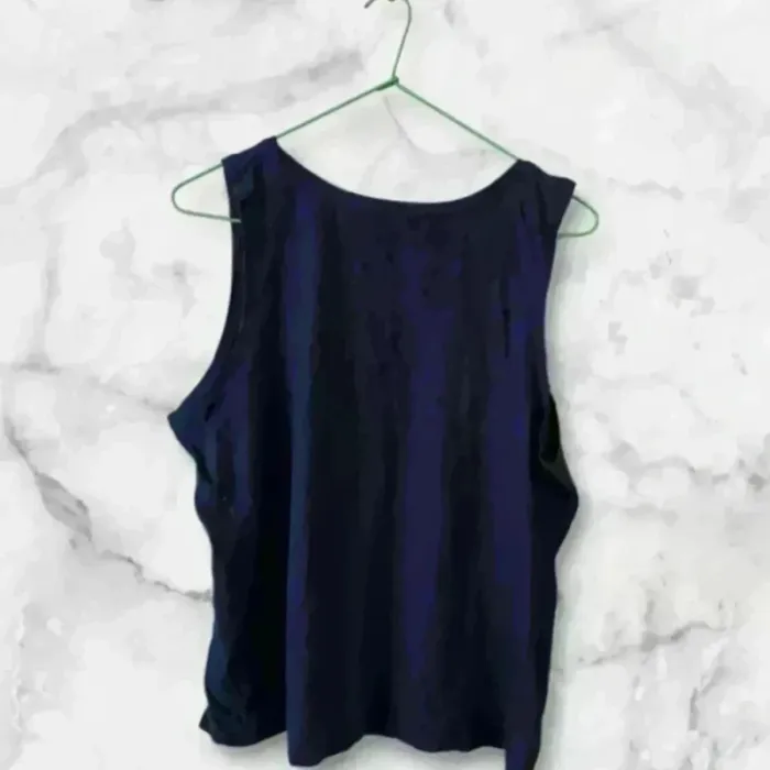 Débardeur femme bleu marine – Taille 46  – Tissaia - photo numéro 2