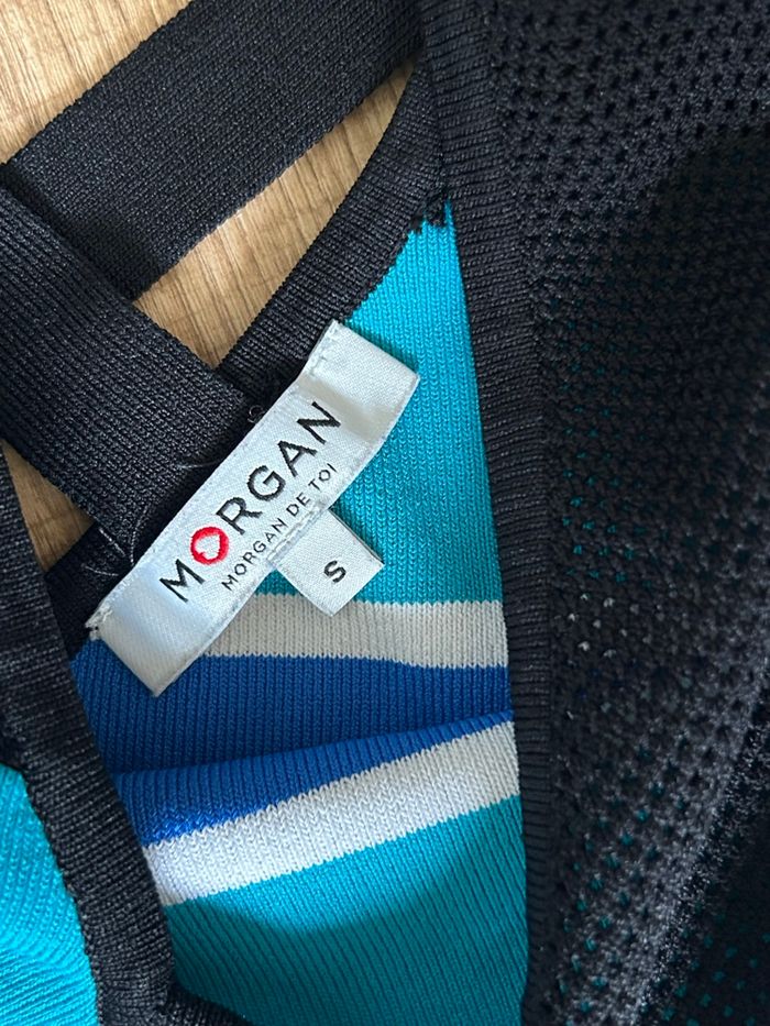 Robe rayée à manches courtes Morgan taille S comme neuve - photo numéro 10