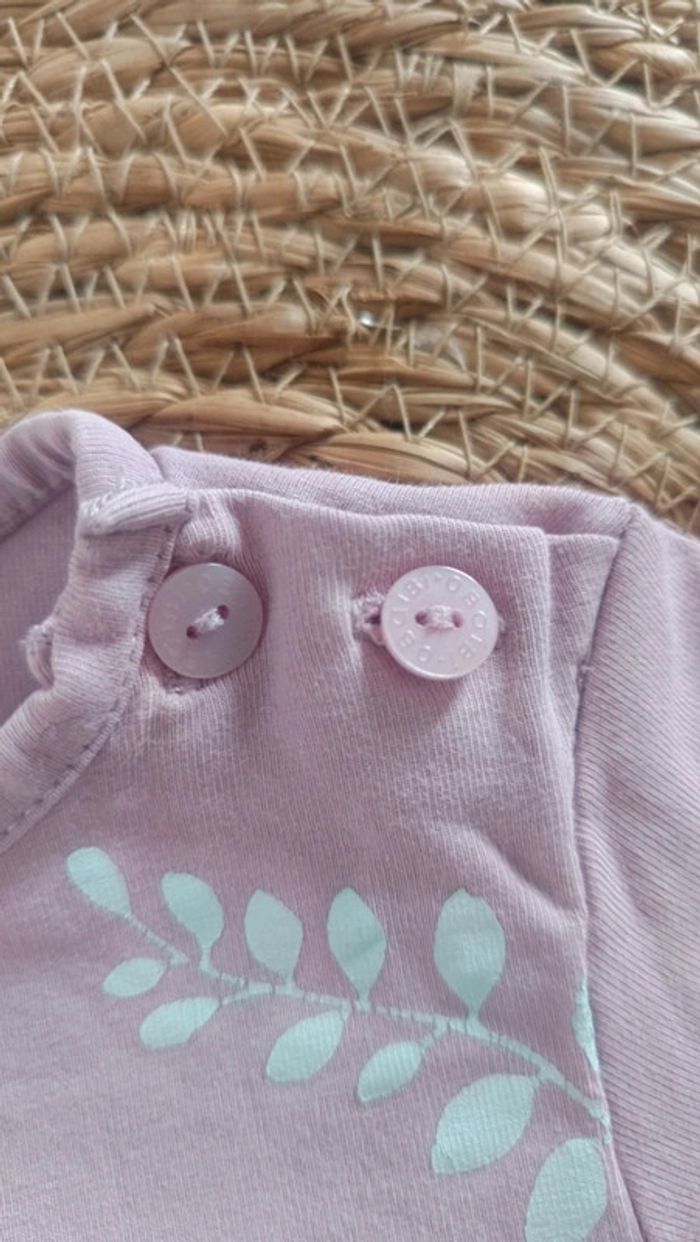 Haut manches longues lilas 12 mois fille obaibi - photo numéro 5