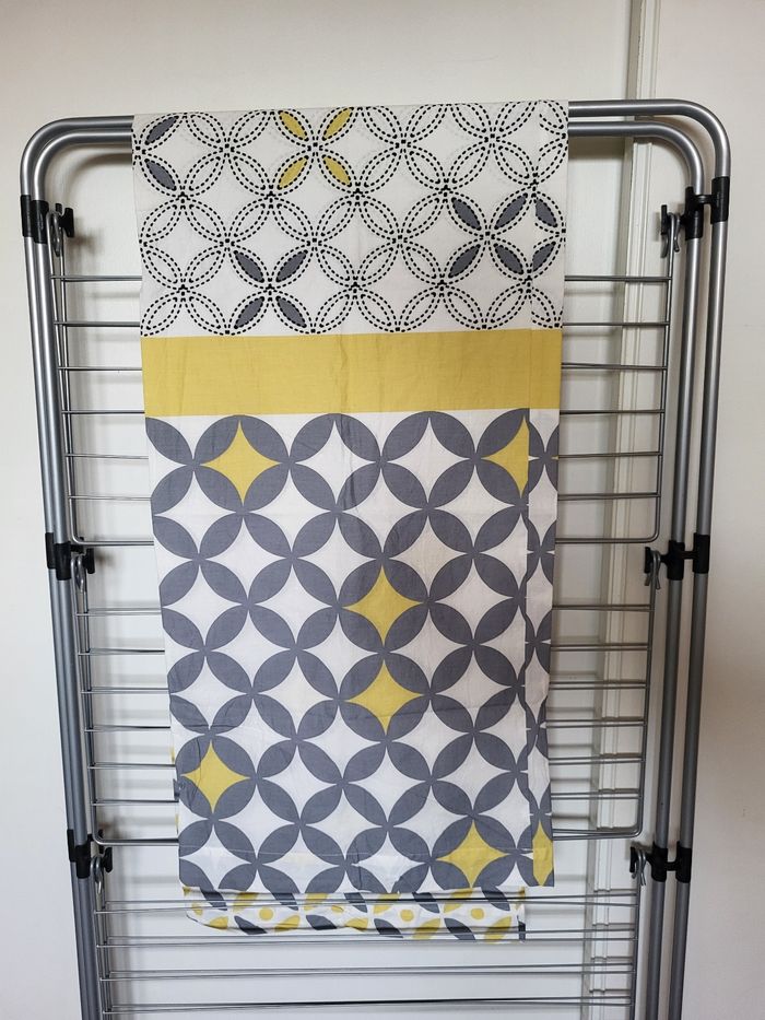 Taie de traversin motifs géométriques