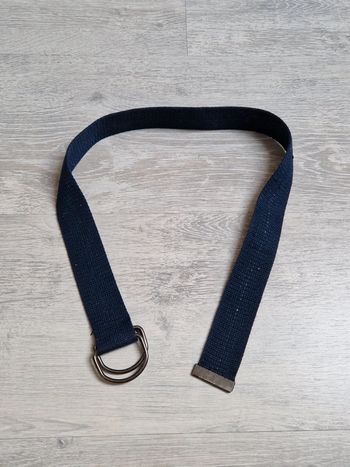 Ceinture bleu marine longueur 74 cm