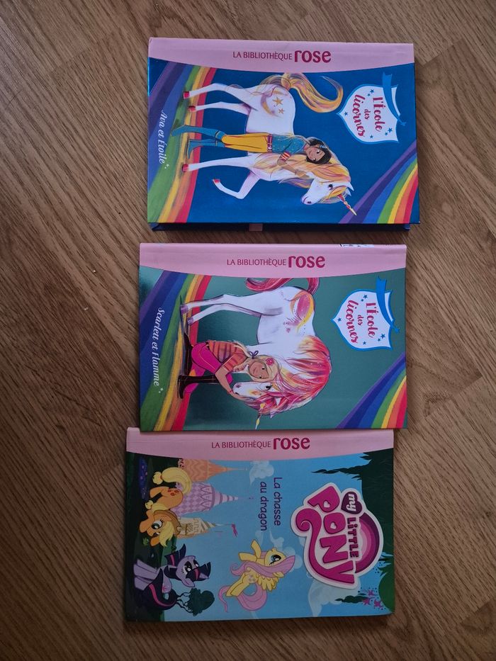 Livres la bibliothèque rose en très bon état