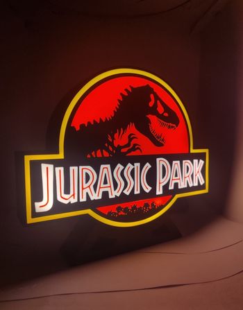 Lampe led lumineuse jurassic park
