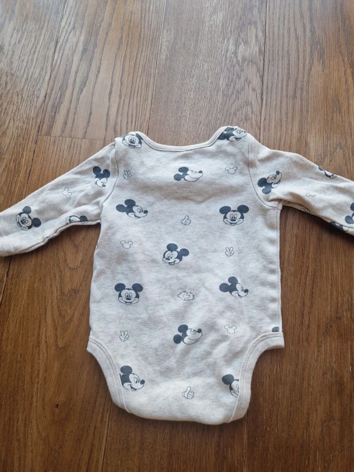 Lot de 3 boddies coton Disney store manches longues - photo numéro 10
