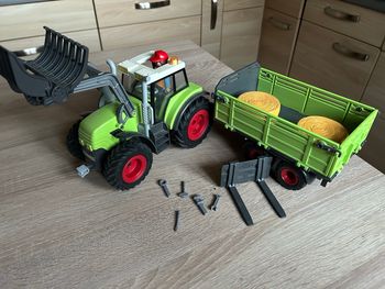 Playmobil 5121 grand tracteur avec remorque 