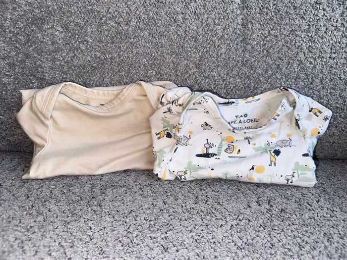 Lot de 2 bodies manches longues Tape à l’œil