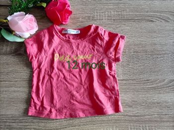 T-shirt manches courtes 12 mois