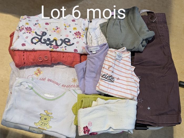 Lot 12 vêtements hiver fille 6 mois