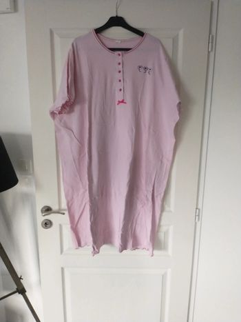 Chemise de nuit rose taille xxl