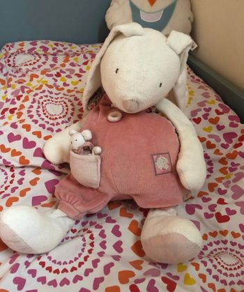 Gros lapin doudou moulin roty 