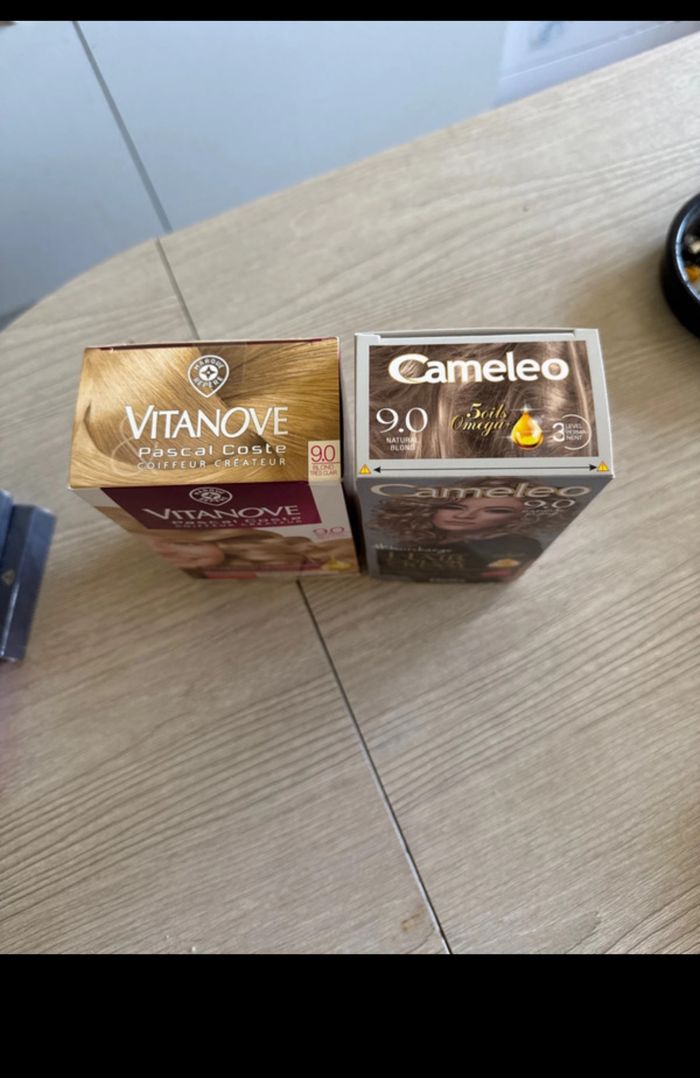 Lot de 2 coloration cheveux blond neuf - photo numéro 2