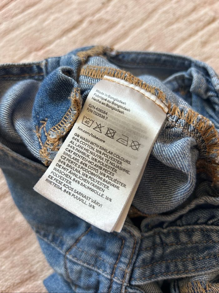 Salopette short jean h&m 18 mois - photo numéro 4