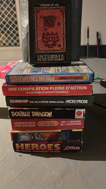 Retro gaming/ 8  jeux amstrad