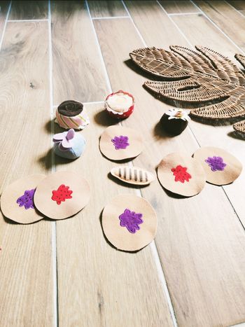 🥞Dinette gâteaux à scratch et pancakes en tissu- peluche