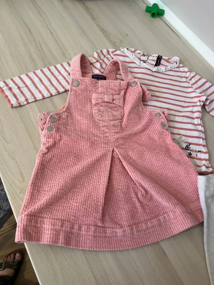 Ensemble robe tee shirt manche longue 2 ans - photo numéro 2