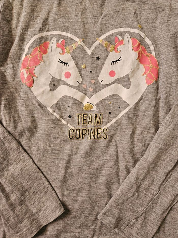 T shirt licorne 10 ans - photo numéro 2