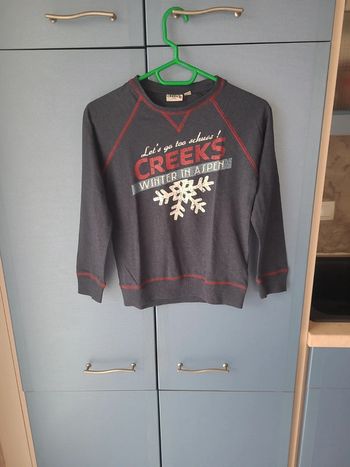 Sweat-shirt imprimé Creeks / 10 ans