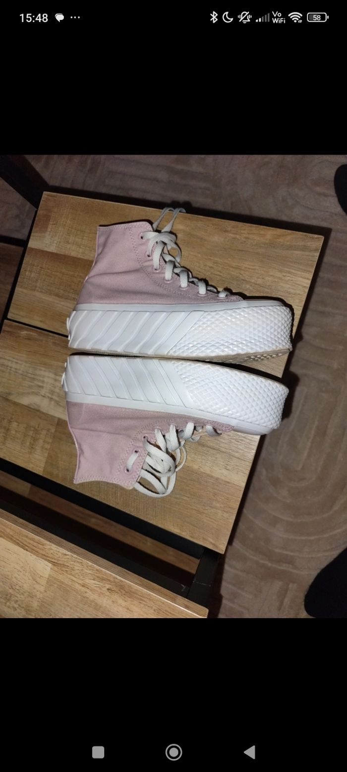 Converses compensées Rose 37 - photo numéro 7
