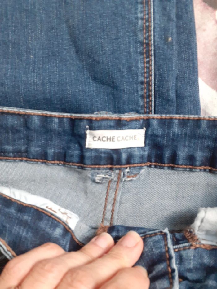 Jeans brut flare évasé XS - photo numéro 2