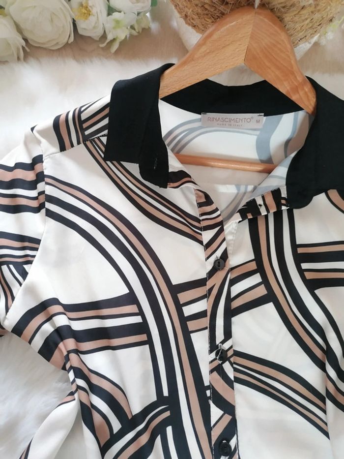 Jolie blouse blanche taille M - photo numéro 2