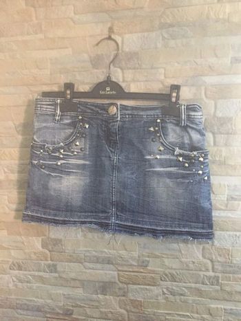 Jupe jean clouté Loana 40