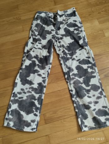 Pantalon imprimé vache