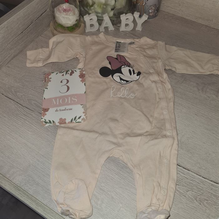 Pyjama minnie 2-4 mois H&M