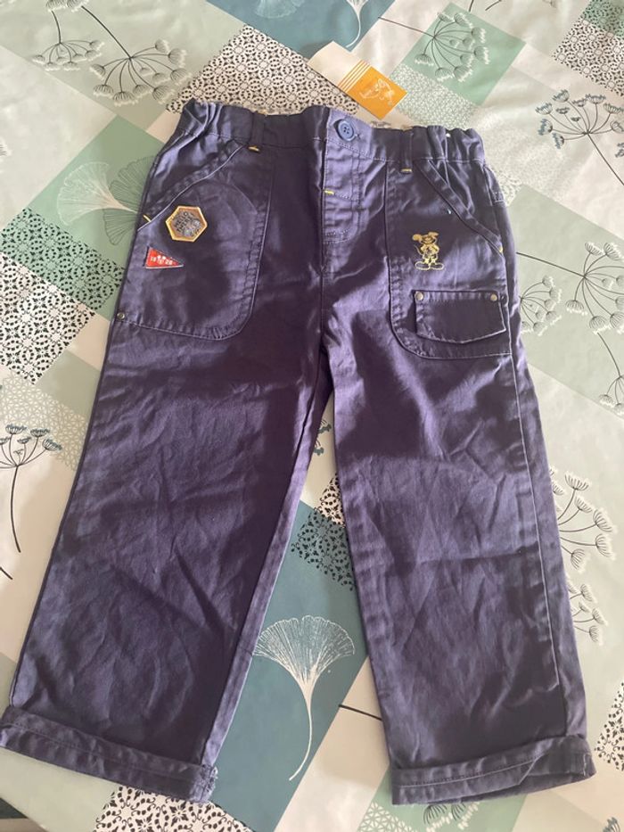 Pantalon bleu Mickey Disney 23mois
