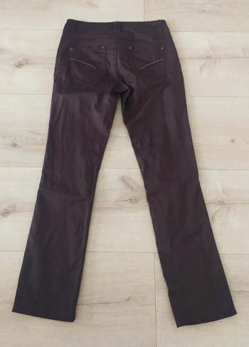 Pantalon femme marron taille 34 Morgan