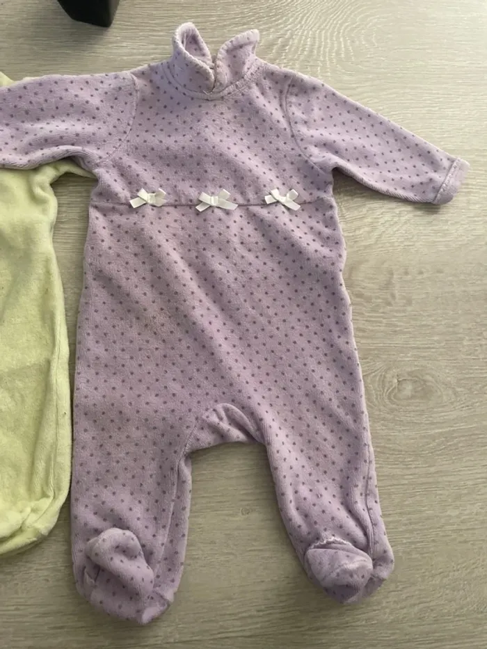 Lot de 2 pijama 0 mois - photo numéro 3