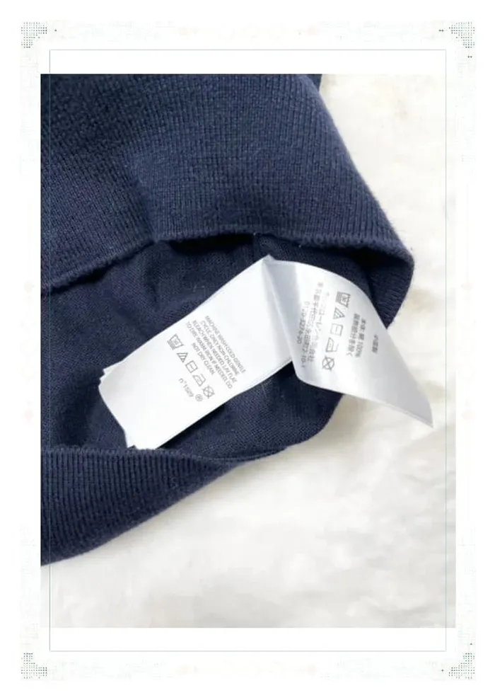 Ralph Lauren pull ras de cou bleu marine homme taille S slim fit 100% pima coton - photo numéro 11