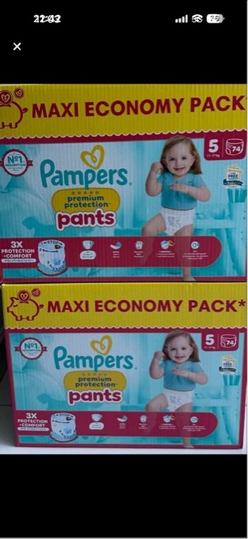 Pampers premier pants taille 5(11-17) kg