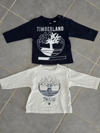 Lot de 2 tee-shirts manches longues timberland