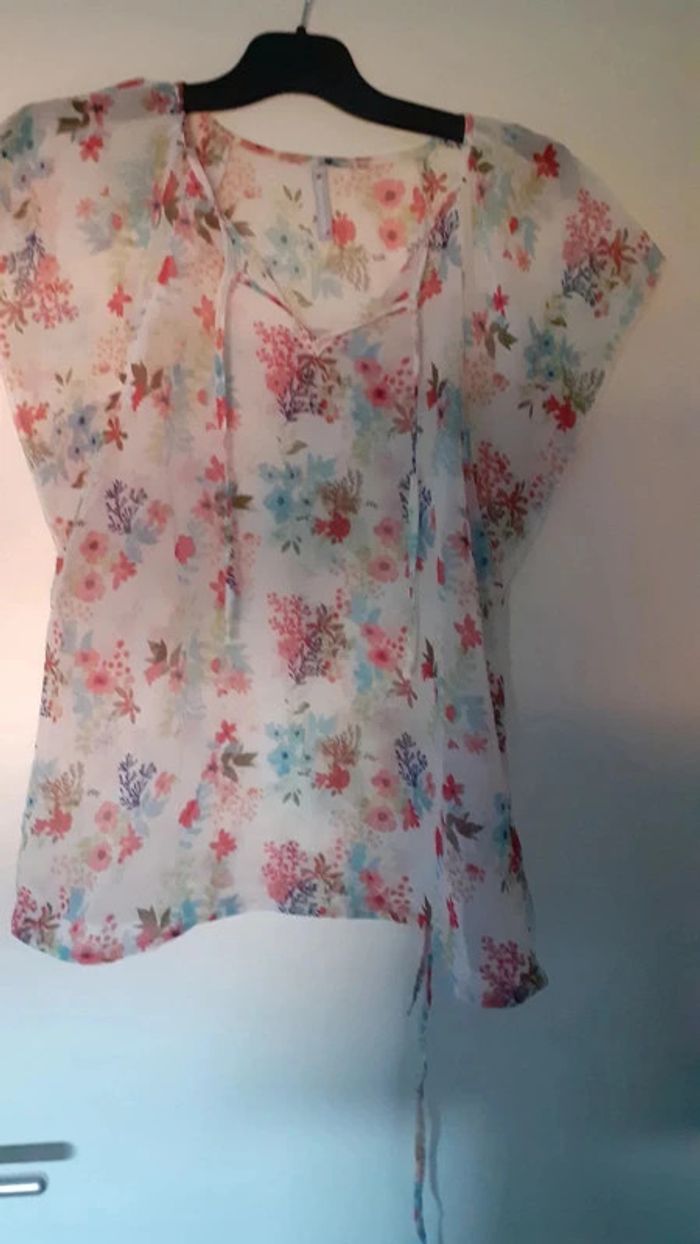 Ensemble jupe et blouse taille 40 - photo numéro 4