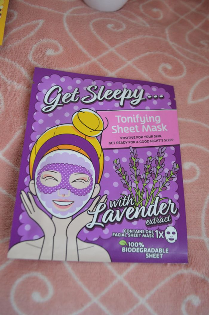 Masque en tissu lavande