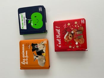 Lot de 3 Livres Éveil Bébé - Éditions Langue au Chat