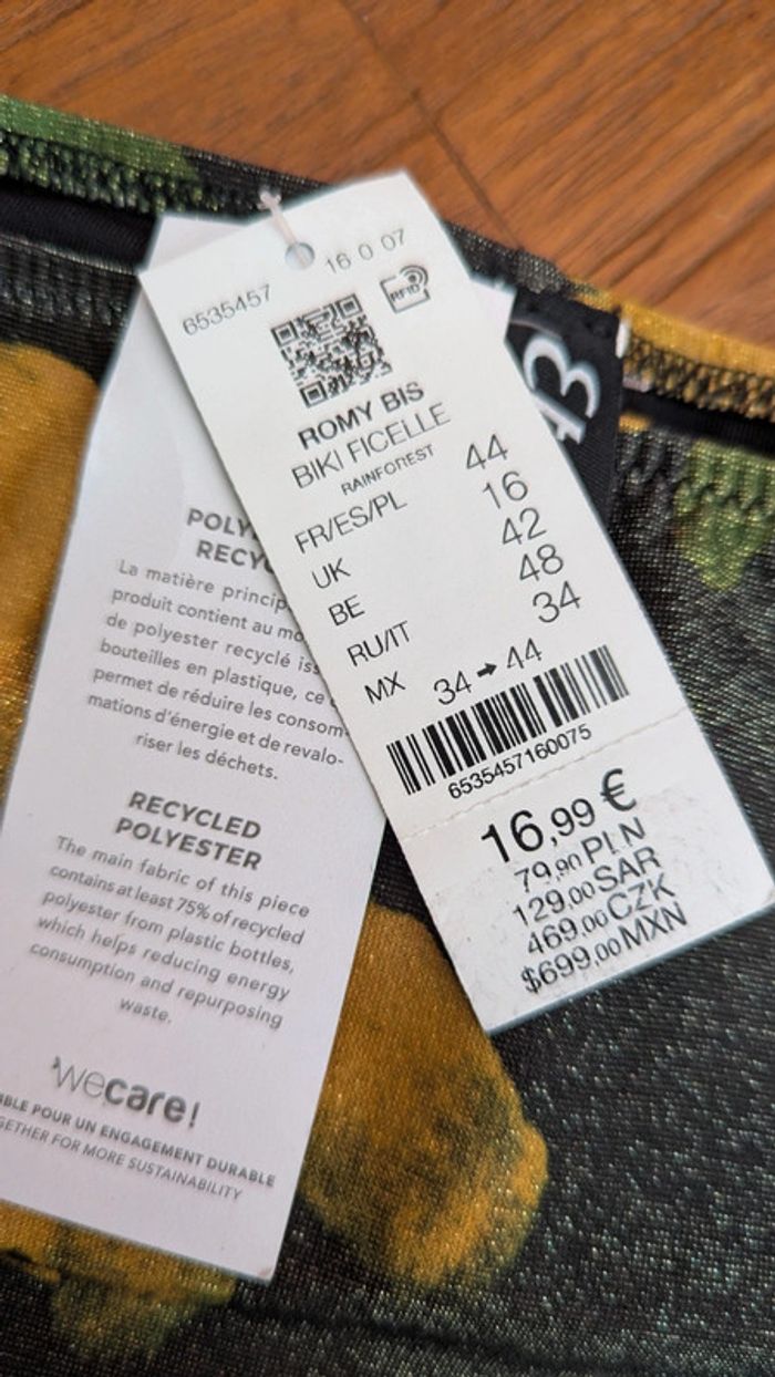 Brésilien réglable Etam 2XL - photo numéro 4