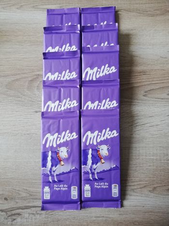 Tablettes Milka lait