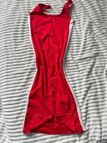 Robe longue rouge