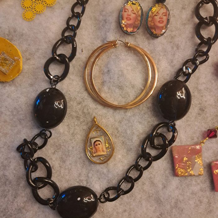 Lot de bijoux multicolore artisanale chic - photo numéro 6