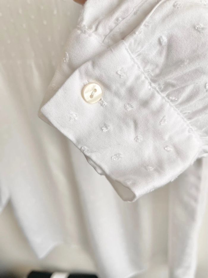 Magnifique blouse romantique avec col Claudine un peu carré, style cottagecore - photo numéro 7