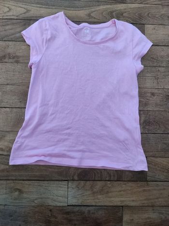 Tee-shirt rose uni